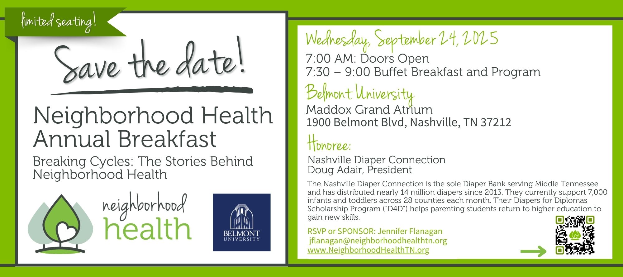 Annual Fundraising Breakfast Invitation 2025